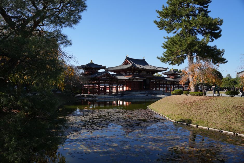 Explore the tranquil beauty of Byodo-In Temple reflected in a serene pond in Uji, Kyoto, Japan.